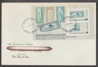 ✔️  USA 1978. RARE FDC ANNIVERSARY COVER ZEPPELIN