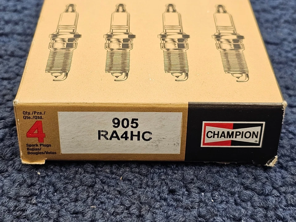 (CANTIDAD 4) Bujía Champion 905 RA4HC compatible con Ferrari 612 Scaglietti 2005-2010 Foto 3 de 4