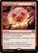Blasphemous Act TDC 207 English NM - MTG