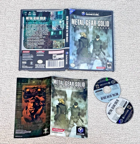 Metal Gear Solid Twin Snakes (Nintendo GameCube) Complete Game CIB - Tested