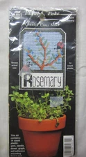 Rosemary Plant Poke Counted Cross Stitch Needle Magic Craft Kit NIP