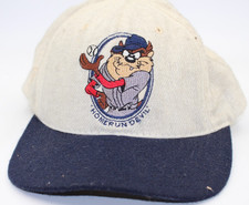Vtg 1991 TAZ Looney Tunes Tasmanian Devil Snapback "Homerun Devil" Baseball Hat