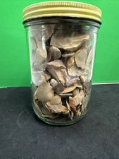 Texas Flint Chips. 4 Lb Jar Of Texas Flint. Found In Hill County Tx. Indians