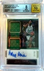 BECKETT☘️ 2020-21 Panini One and One ROBERT PARISH Auto Game Used Dual Patch /99