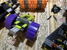 LEGO #76013 Batman The Joker Steam Roller #76011 Bat Attack Parts LOT Incomplete