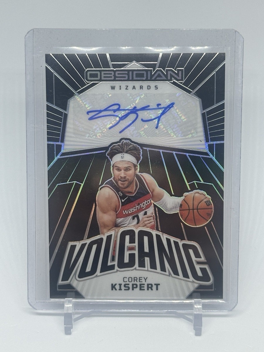 2022-23 Panini Obsidian - Volcanic Signatures Corey Kispert 2022-23 Panini Obsidian - Volcanic Signatures Corey Kispert