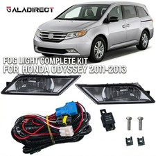 Fog Lights For 2011-2013 Honda Odyssey Clear Lens W Wiring Harness Switch Kit Fog Lights For 2011-2013 Honda Odyssey Clear Lens W Wiring Harness Switch Kit