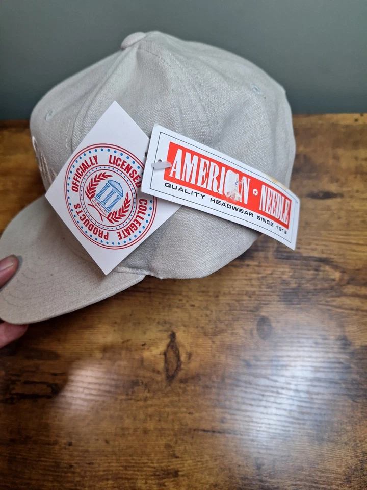 Nuevo con etiquetas Sombrero Vintage Universidad de Michigan, Correa Ajustable Trasera, Aguja Americana Foto 4 de 4