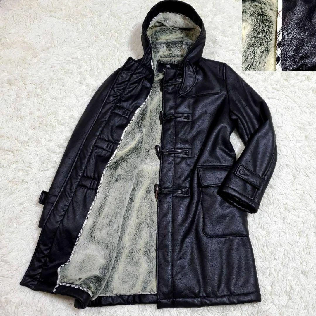 Cappotto lungo Burberry Black Label nero taglia L dal Giappone