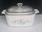 Vintage CORNING WARE 1.5 LITRE CALLAWAY IVY with PYREX Lid