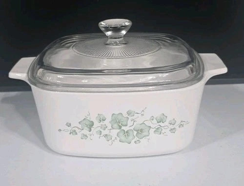 Vintage CORNING WARE 1.5 LITRE CALLAWAY IVY with PYREX Lid