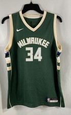 Nike Jugend Milwaukee Bucks Giannis Antetokounmpo #34 grün Swingman Trikot L