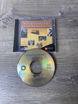 Smithsonian's America Interactive Exhibition American History Culture CD ROM PC