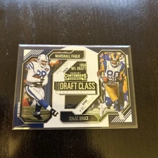 2024 Panini Contenders - Marshall Faulk, Isaac Bruce Historic Draft Class #14 