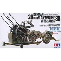 Tamiya 35091 2Cm Flakvierling 38 Mit Sd.Ah. 52
