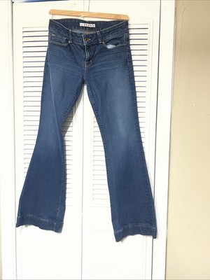 J Brand Jeans Womens Love Story Lad Jeans 35 X 33.5￼ Dark Wash Flair Made In Usa