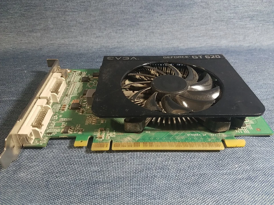 EVGA NVIDIA GEFORCE GT 620 01G-P3-2621-KR 1GB DDR3 HDMI/DVI GPU UNTESTED - Image 2 of 4