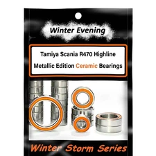 Tamiya Scania R470 Highline Metallic Edition | Stainless + Ceramic Bearing Kit