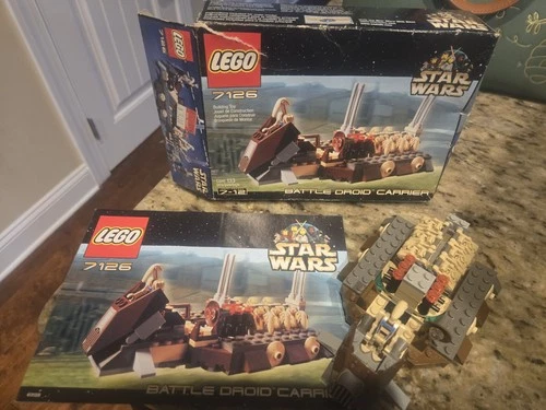 LEGO Star Wars Set 7126 Battle Droid Carrier With Box And Manual Incomplete