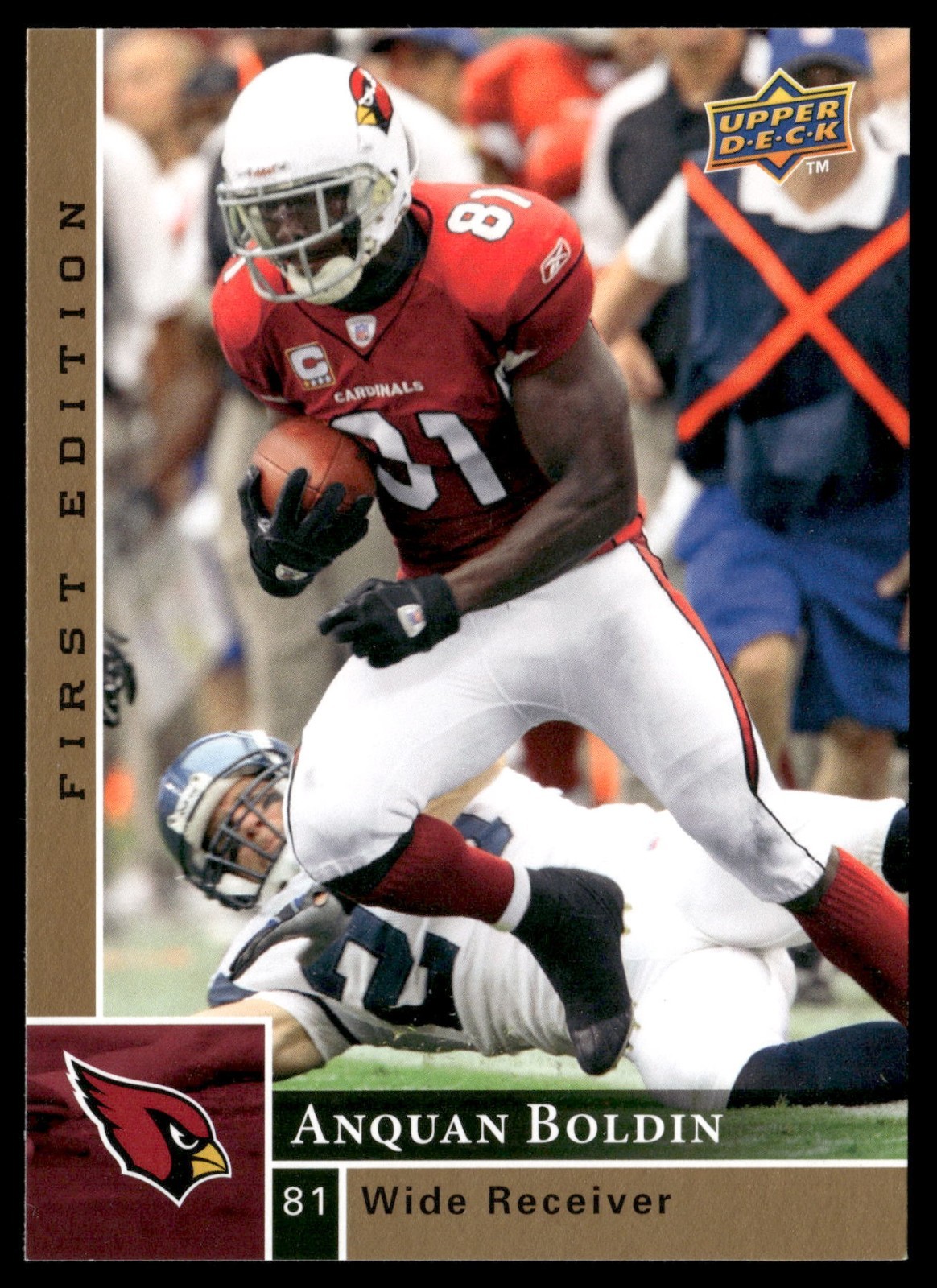 Anquan Boldin 2009 Upper Deck UD First Edition NFL Card #4 Arizona Cardinals