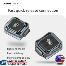 Universal Arca Swiss Quick Release Plate Clamp Pan Head Lock Mount Tripod US Set