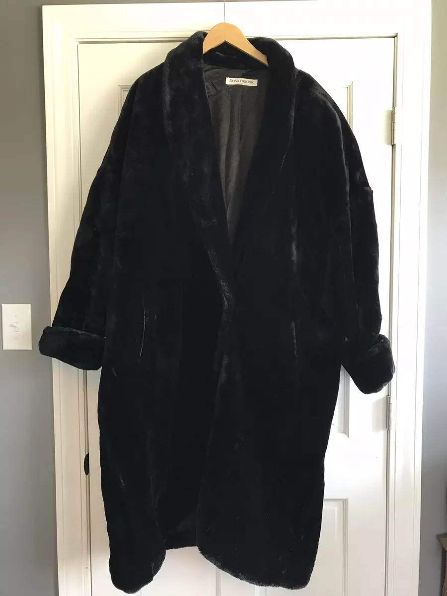 Donnybrook Black Long Faux Womens Plus Size | eBay