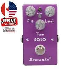 Demonfx SOLO Hand-wired Professional High Gain Distortion Guitar Effects Pedal C