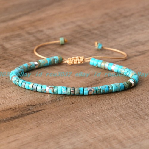 Pulsera de piedras de cristal natural pulsera de curación de piedras preciosas estilo delicado hecha a mano - Imagen 4 de 58
