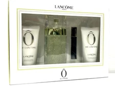 O de LANCOME 4pc Set  75ml EDT Spr +50ml B/Lotion +50ml S/Gel +2ml Mascara