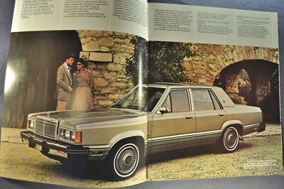 1982 Mercury Cougar Catalog Brochure LS GS Sedan Wagon Excellent