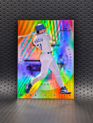 1998 Pinnacle Plus Team MIRROR GOLD /25 Mike Piazza Ivan Rodriguez Crazy Rare