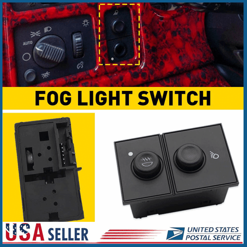 Interrupteur De Feux De Brouillard Pour Chevy Silverado/Tahoe/Avalanche GMC Sierra/Yukon 2003-2006