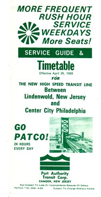 PORT AUTHORITY TRANSIT CORP. (PATCO) - SYSTEM RAIL PUBLIC TT - 4/26/1969