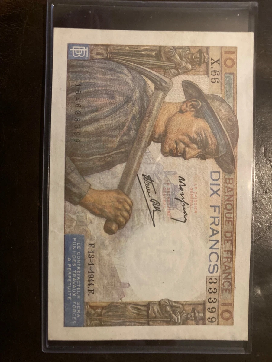 1944 Year French Paper Money for sale | eBay