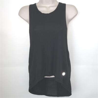 SCORPIO SOL Black Tank Top w/ V Shape Vent on Back XS