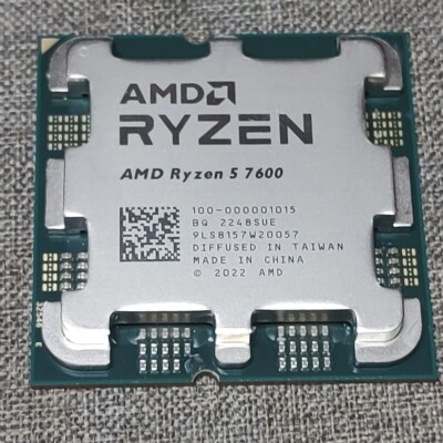 AMD R5 7600 6c/12t For ASUS TUF GAMING X670E-PLUS AM5 ROG STRIX B650E-F GAMING