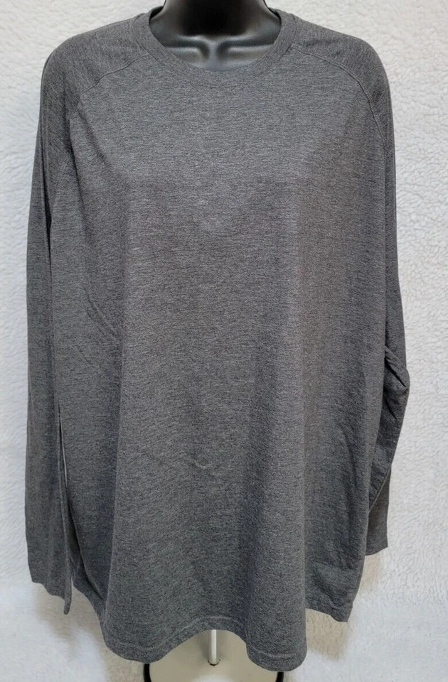 Athletics Works Mens Shirt Size XL X Large 46/48 Gray - Image 4 of 4
