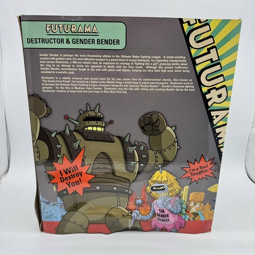 Futurama Destructor Gender Bender Box Set Actionfiguren limitierter Kartonschaden - Bild 12 von 19