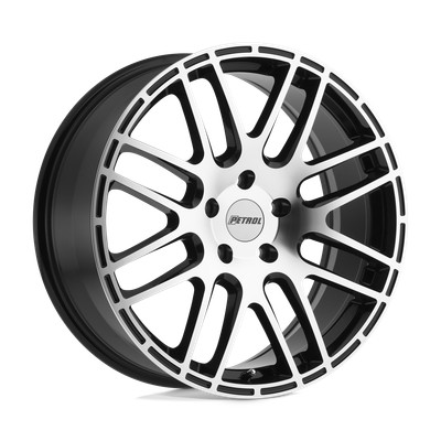 Petrol Wheels P6A 19x8 5x120 35mm Black/Machined; 1980P6A355120B76
