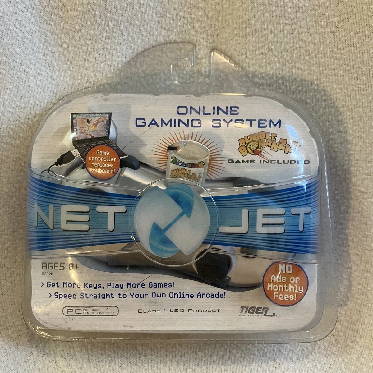 Tiger Electronics Net Jet Online Gaming System PC Required New