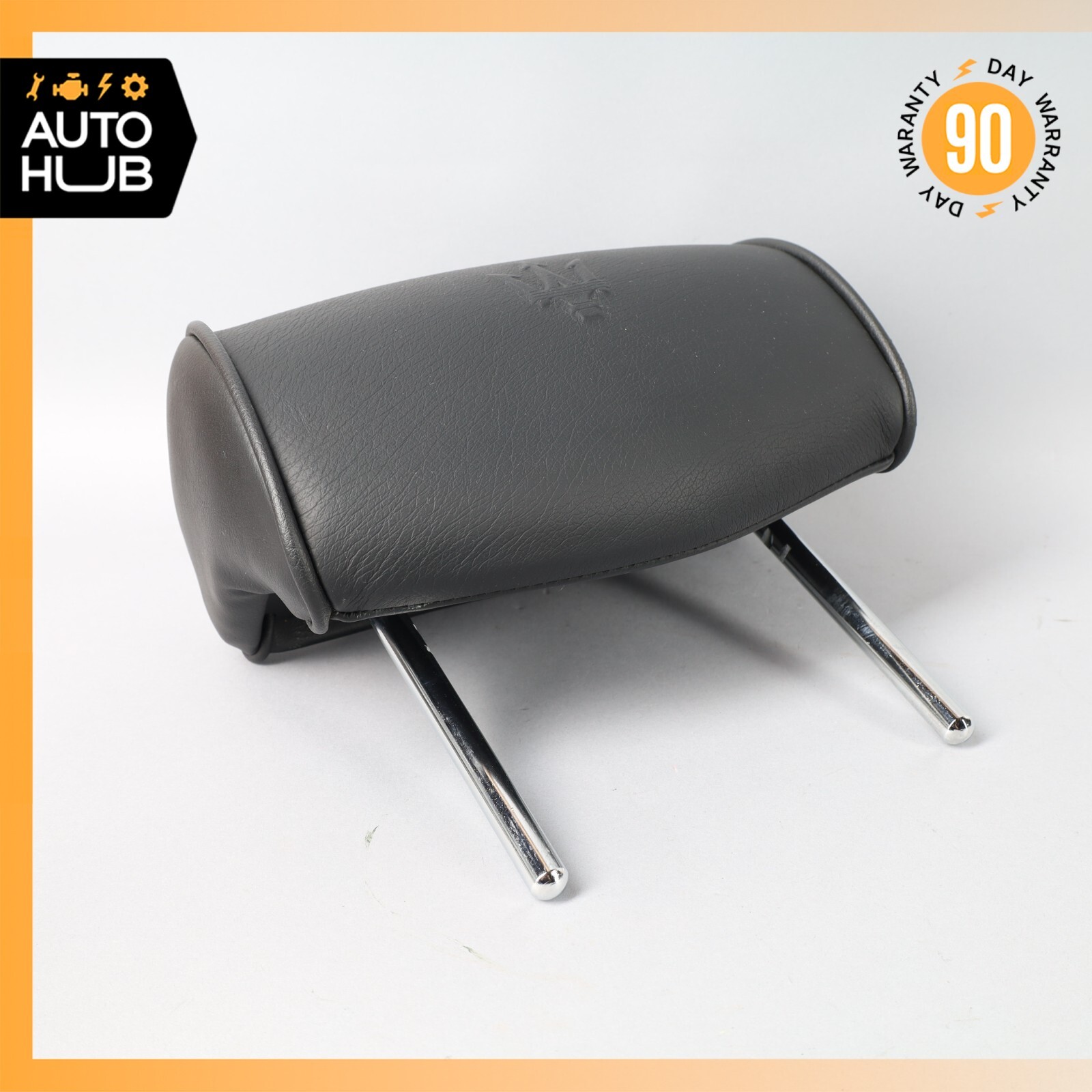 03-13 Maserati Quattroporte M139 Rear Right or Left Seat Headrest Black OEM
