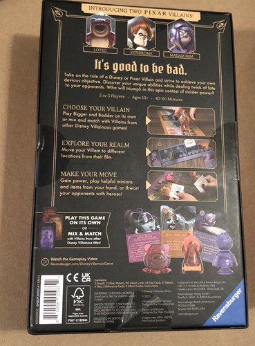 Disney Villainous: Größer und böser Strategie Brettspiel Lotso Syndrom Mim NEU - Bild 2 von 3