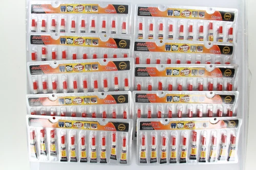 Lot of 100x Individual Tube Cyanoacrylate Adhesive General Purpose Super Glue