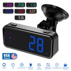 2024 Mini Led Digital Speedometer Gps Car Hud Head Up Display Mph/Kmh Universal*