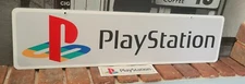 Playstation Logo Aluminum Sign  6" x 24"   with free decal.