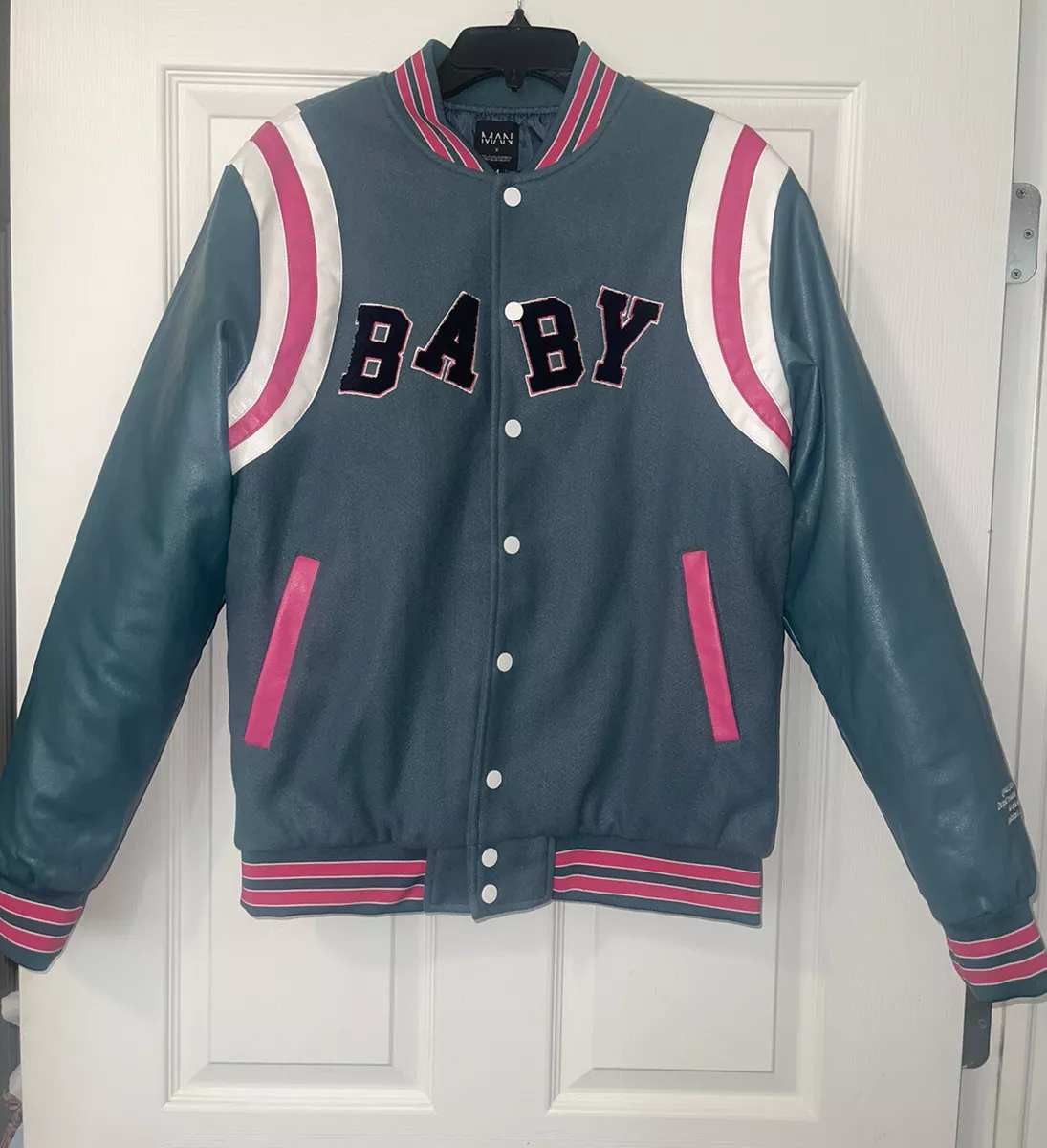 Boohoo MAN X DABABY Varsity jacket - Depop