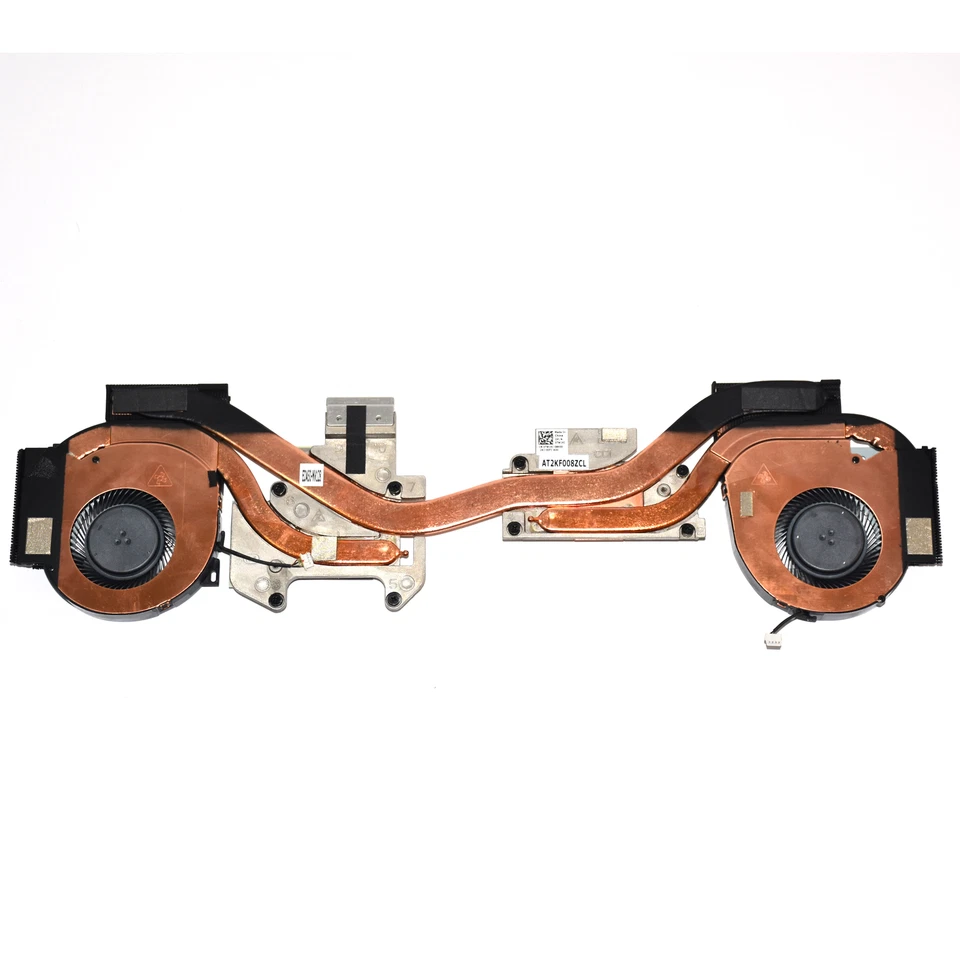 Dell Precision 7540 CPU GPU Heatsink Fan Assembly for Nvidia AT2KF008ZCL TW1KC - Image 3 of 4