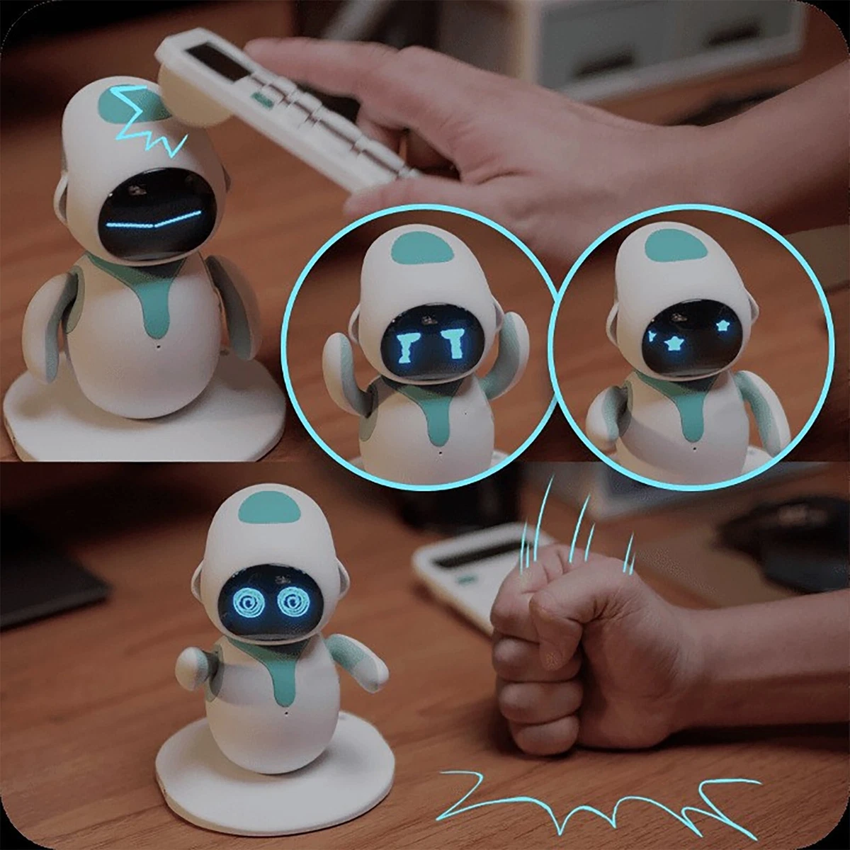 Emotional Interaction for Eilik Robot Toy Smart Companion Pet Robot Desktop  Toy Goods In Stock!