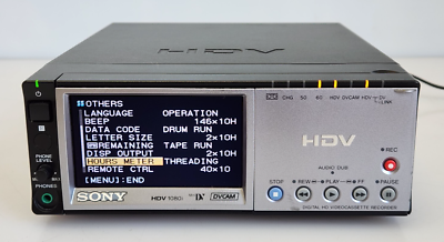 Sony HVR-M10U HDV 1080i MiniDV DVCAM Digital HD Recorder, Powers