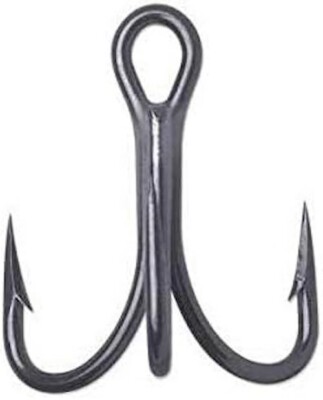 VMC 0 Shaugnessy Treble 4x Strong Short Shank 9626 BN Size 1 pack of 50 ...
